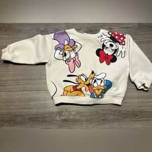 Zara Disney girl sweatshirt